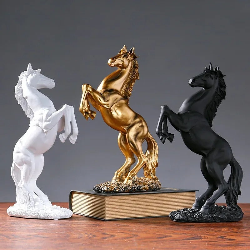 Statue Cheval en Résine – Décoration Artistique