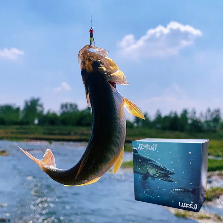 🎣 Calendario dell’Avvento Pesca Predatori – 24 Esche Esclusive