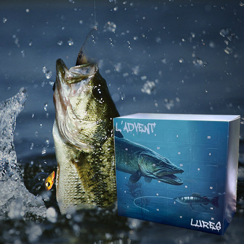 🎣 Calendario dell’Avvento Pesca Predatori – 24 Esche Esclusive