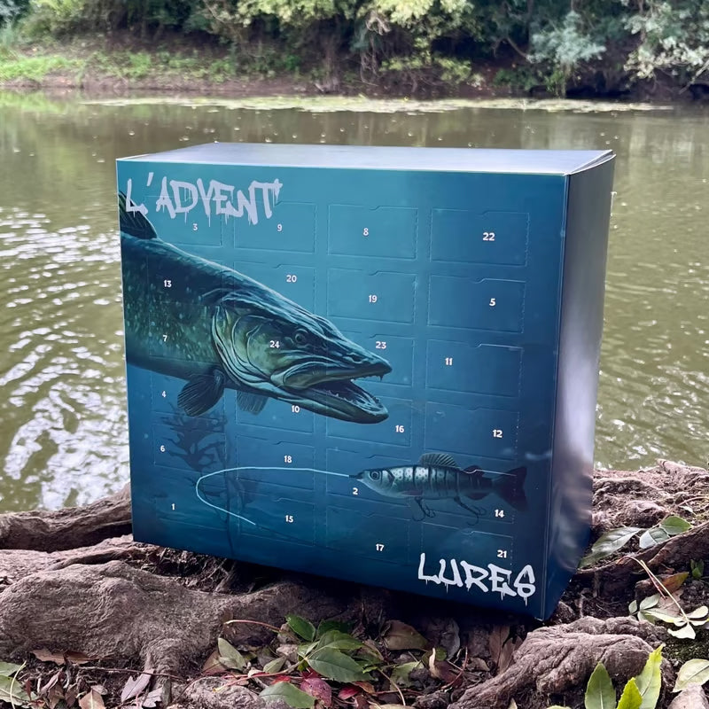 🎣 Calendario dell’Avvento Pesca Predatori – 24 Esche Esclusive