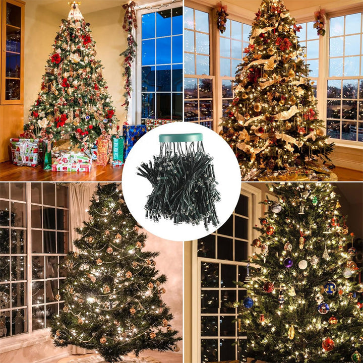 🎄 Luci LED ad Anello con Stella a Cinque Punte per Albero di Natale