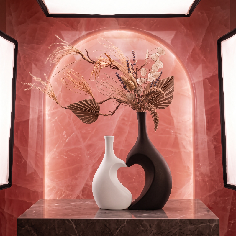 Decorative Resin Vase – Nordic Elegance