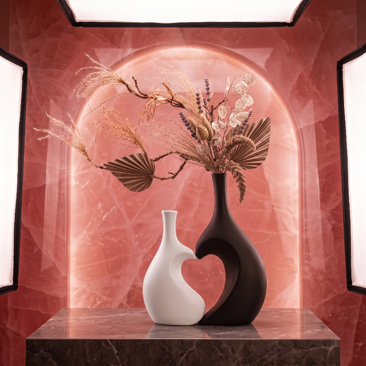 Decorative Resin Vase – Nordic Elegance