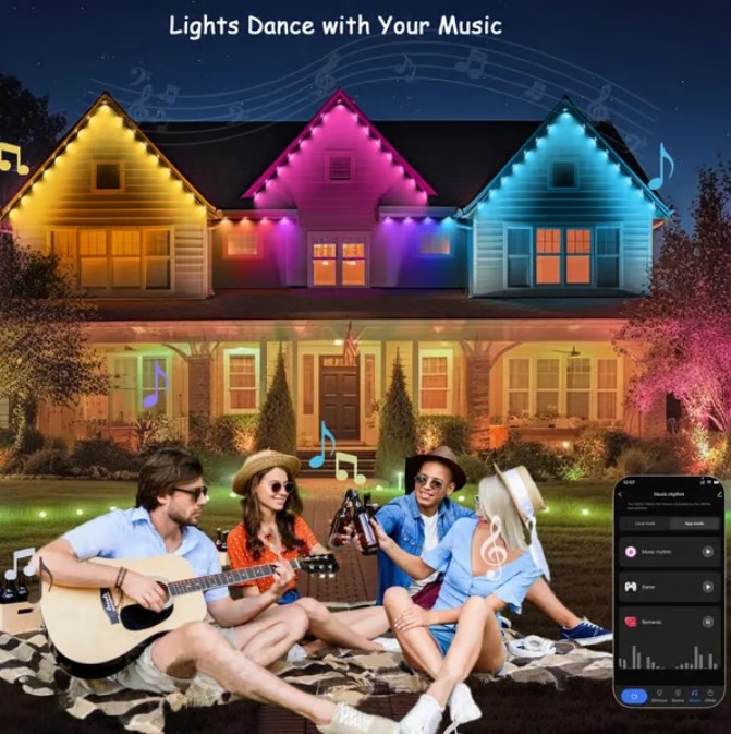 ⏰ Ultimo giorno di saldi! 🌈 Illuminazione LED da esterno intelligente e multicolore