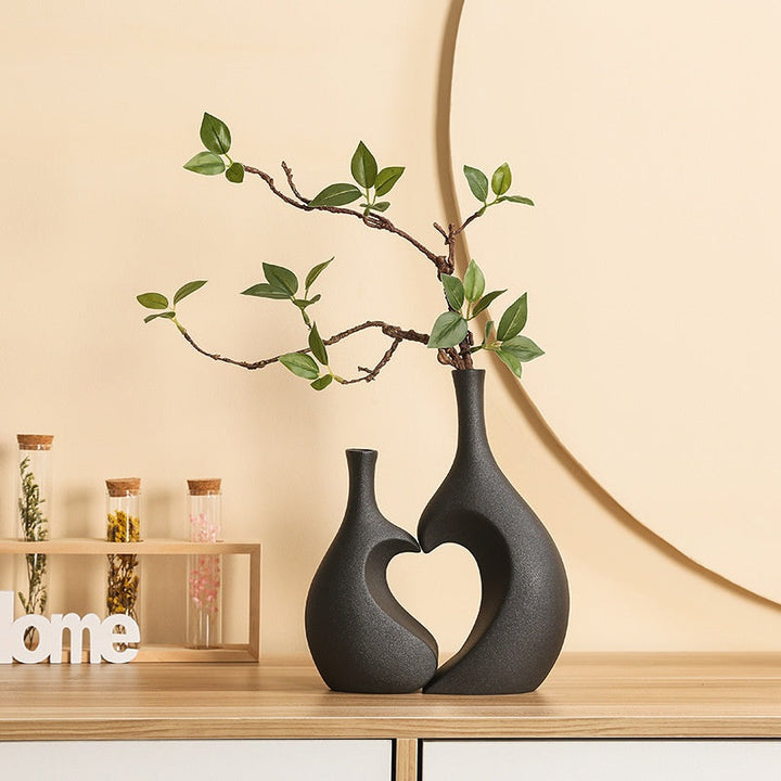 Vase Décoratif en Résine – Élégance Nordique