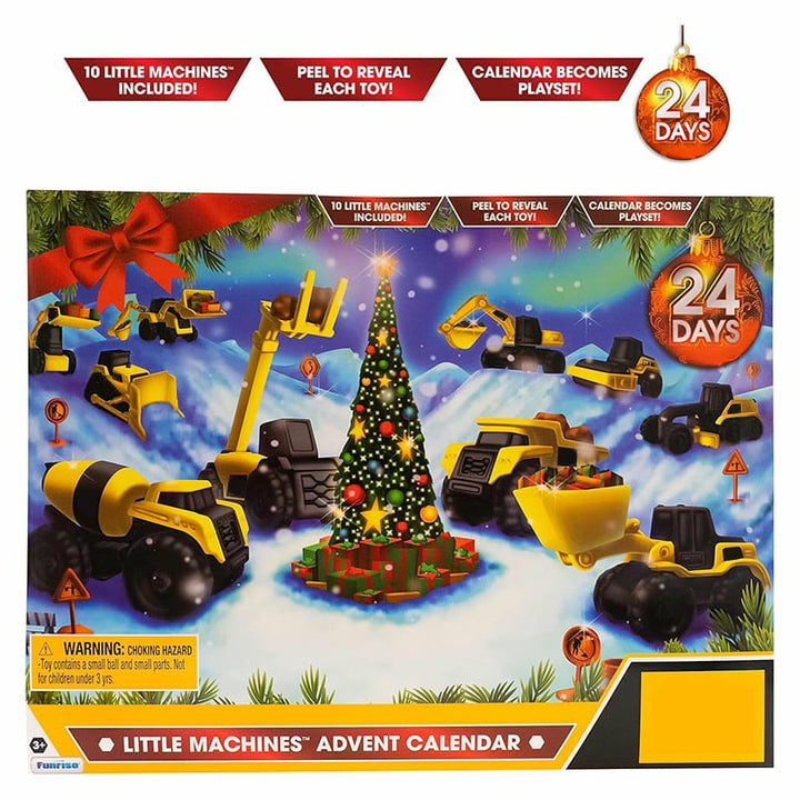 Calendario dell’Avvento da 24 giorni con camion da costruzione natalizio!
