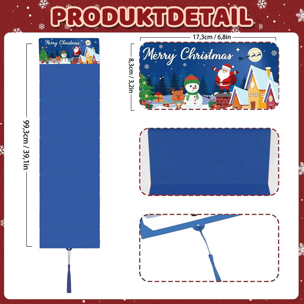 🎉Celebra e ama💗🎄Set di 3 buste regalo di Natale