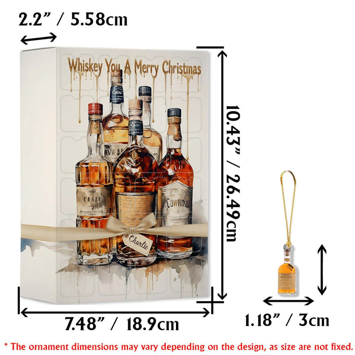 🥃Calendario dell'Avvento a tema whisky (con decorazioni)🎄