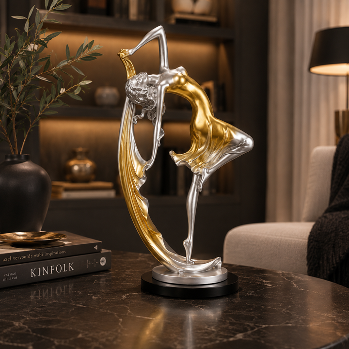 Figurine de Danseuse – Sculpture Artistique en Résine
