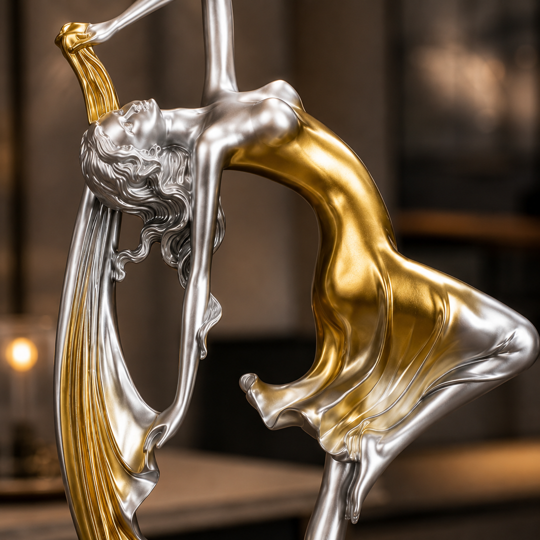 Figurine de Danseuse – Sculpture Artistique en Résine