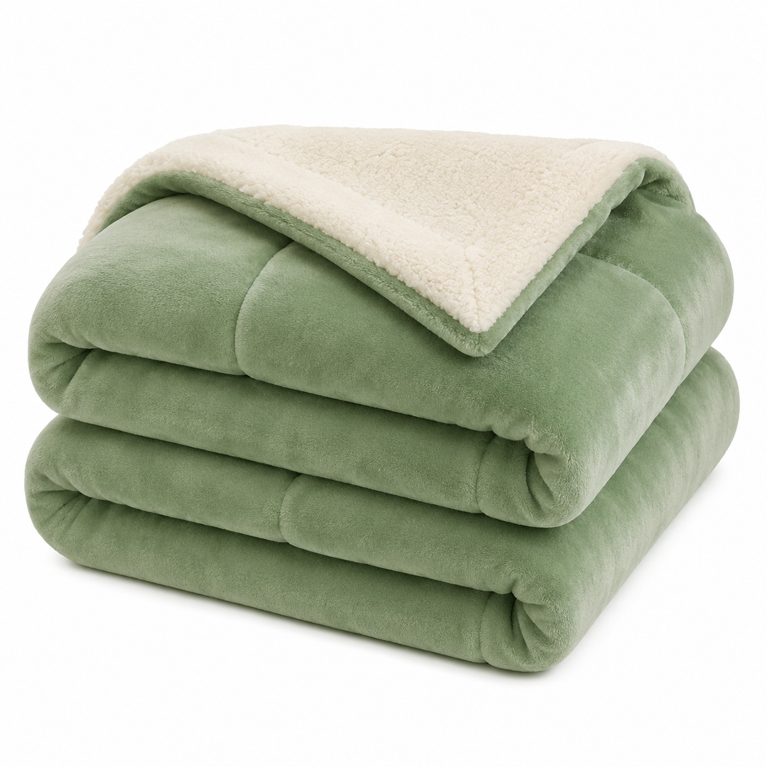 Plaid Tricoté en Microfibre – Doux, Moderne & Polyvalent