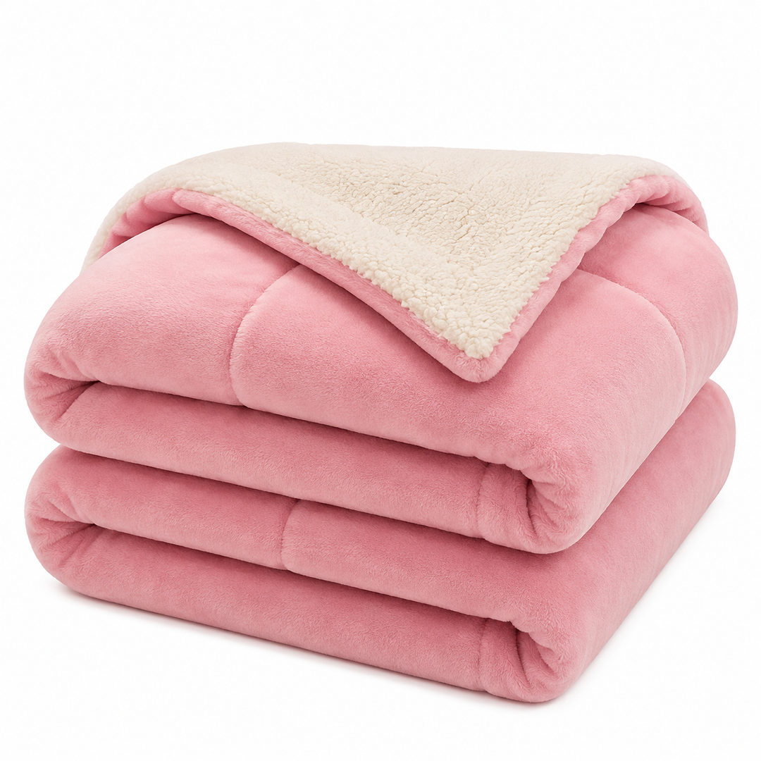 Plaid Tricoté en Microfibre – Doux, Moderne & Polyvalent