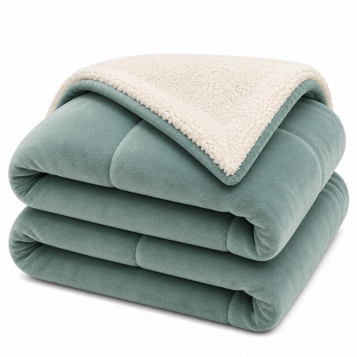 Plaid Tricoté en Microfibre – Doux, Moderne & Polyvalent