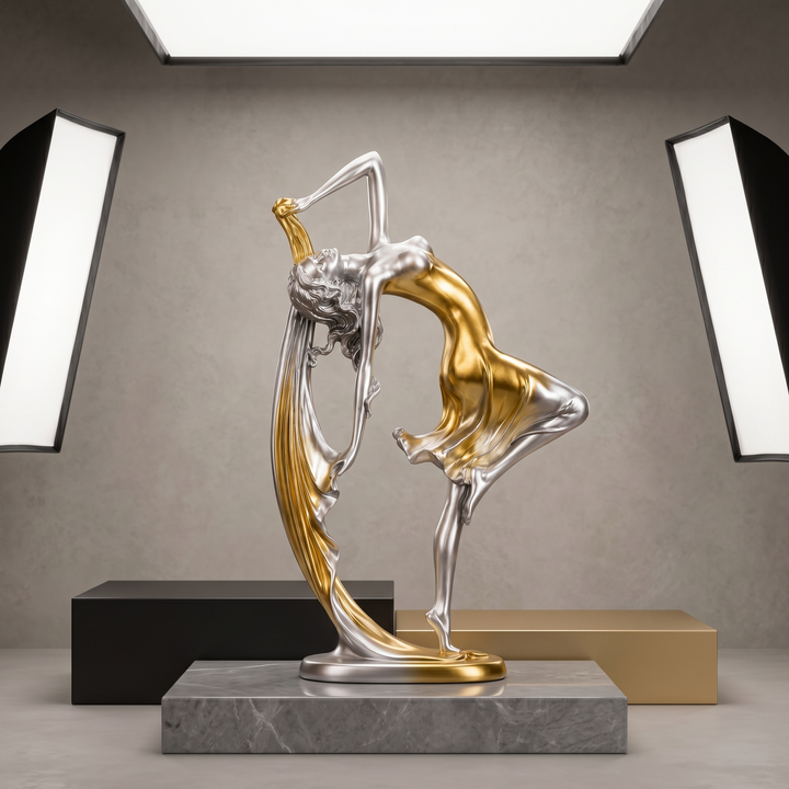 Figurine de Danseuse – Sculpture Artistique en Résine