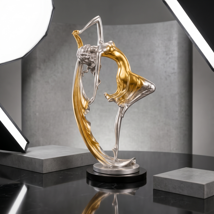 Figurine de Danseuse – Sculpture Artistique en Résine