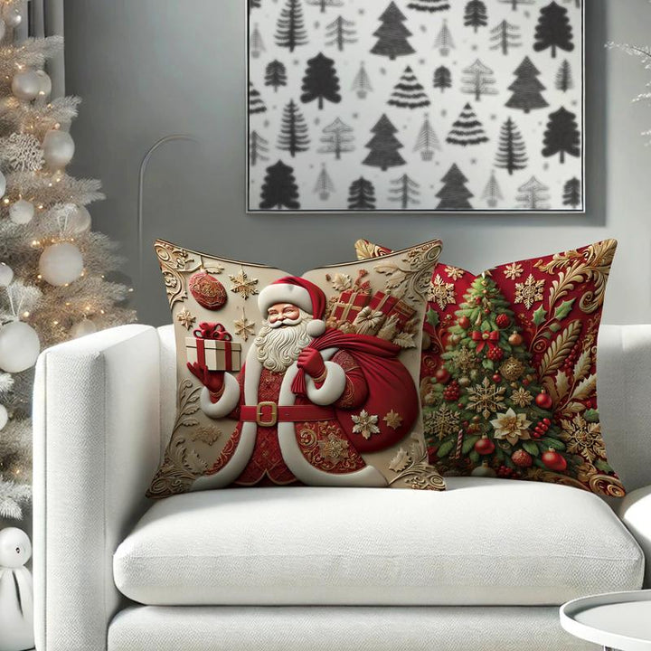 🎅 Saldi di Natale -49% 🎄Federa per cuscino con motivo natalizio