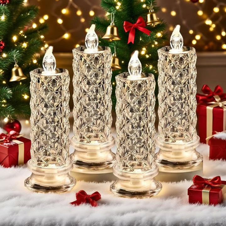 🔥Ultimo giorno 49% di sconto🎁Candelabro in cristallo a LED