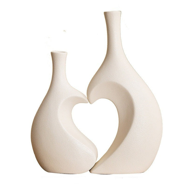 Vase Décoratif en Résine – Élégance Nordique
