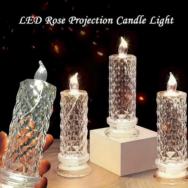 🔥Ultimo giorno 49% di sconto🎁Candelabro in cristallo a LED