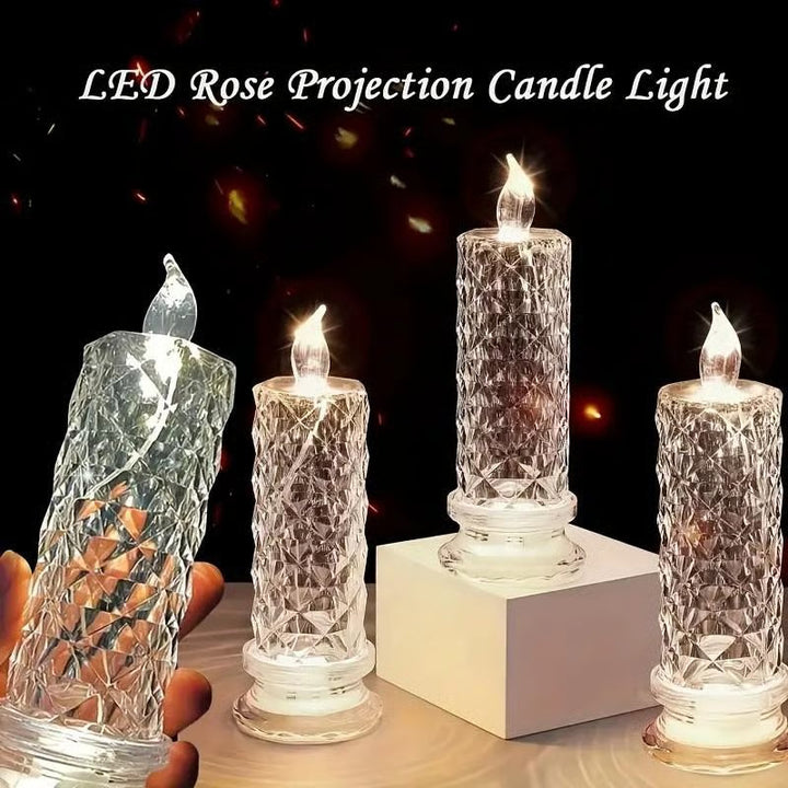 🔥Ultimo giorno 49% di sconto🎁Candelabro in cristallo a LED