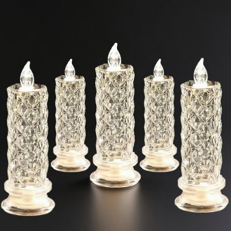 🔥Ultimo giorno 49% di sconto🎁Candelabro in cristallo a LED