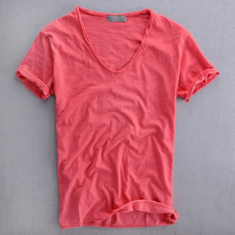 T-shirt en coton biologique à coupe décontractée pour homme
