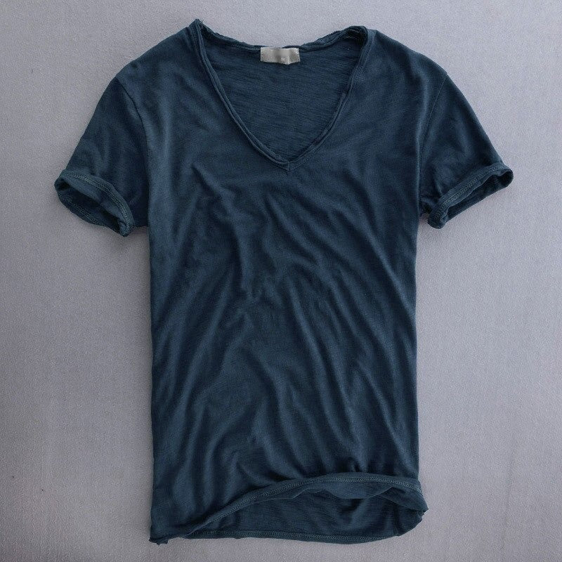 T-shirt en coton biologique à coupe décontractée pour homme