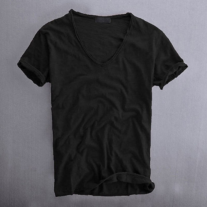 T-shirt en coton biologique à coupe décontractée pour homme