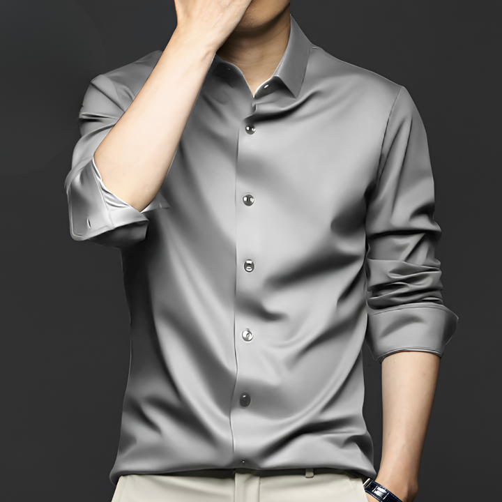 Louis | Chemise habillée coupe ajustée anti-froissage pour homme