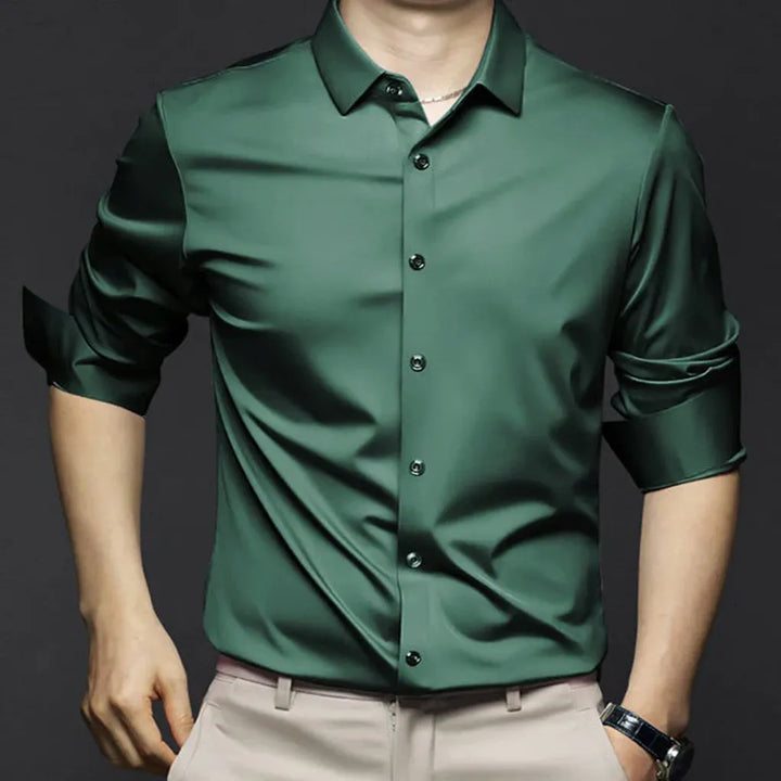 Louis | Chemise habillée coupe ajustée anti-froissage pour homme