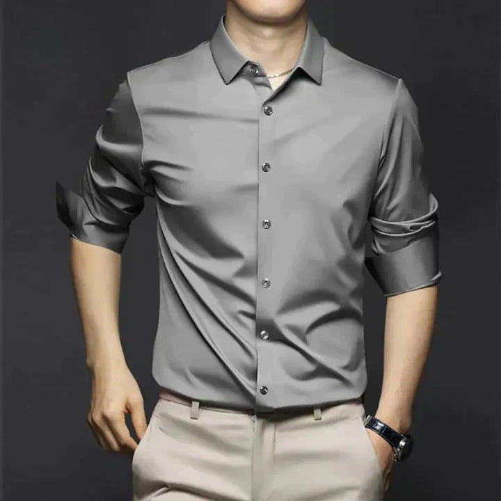 Louis | Chemise habillée coupe ajustée anti-froissage pour homme