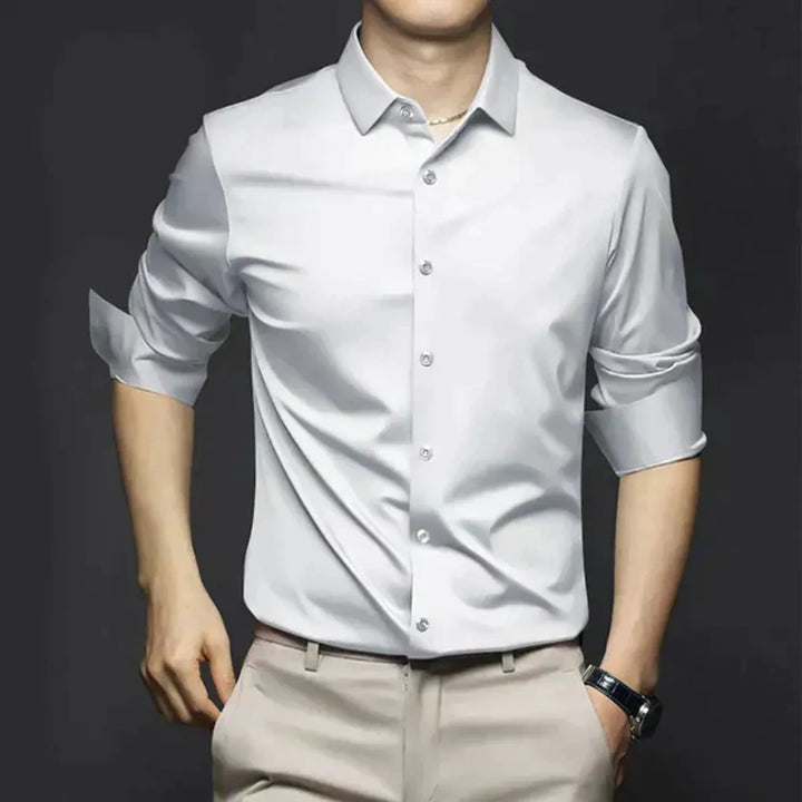 Louis | Chemise habillée coupe ajustée anti-froissage pour homme