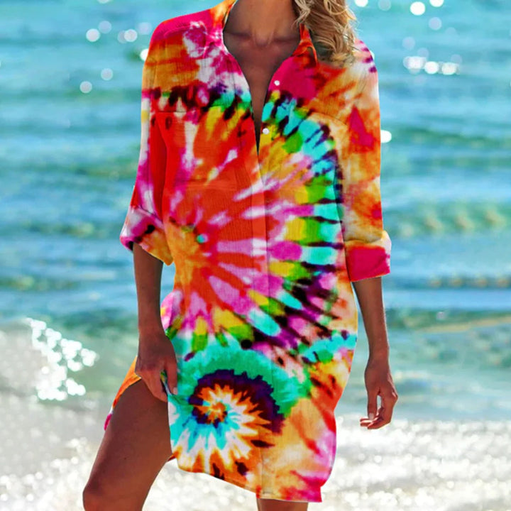 Chemise de plage légère et fluide pour femme