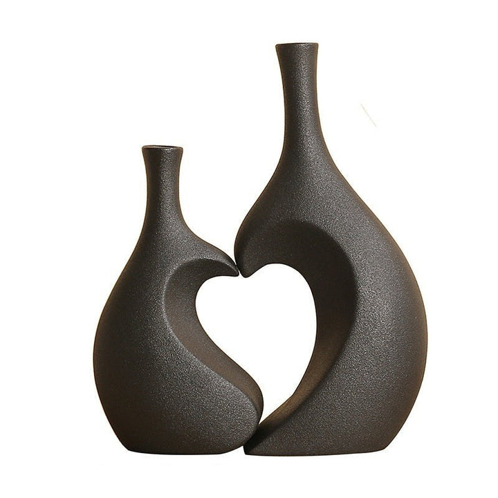 Vase Décoratif en Résine – Élégance Nordique