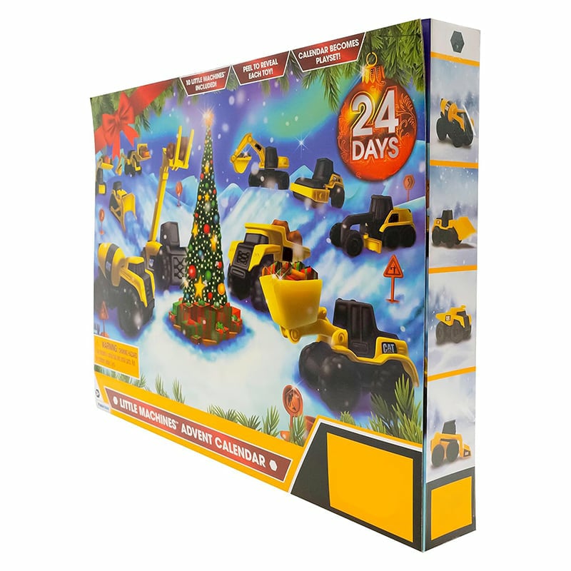 Calendario dell’Avvento da 24 giorni con camion da costruzione natalizio!