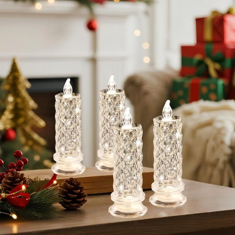 🔥Ultimo giorno 49% di sconto🎁Candelabro in cristallo a LED