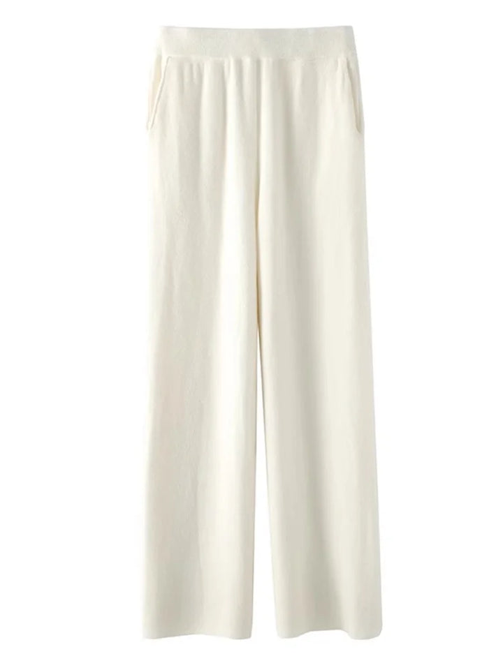 Pantalon d'intérieur en cachemire taille haute pour femme